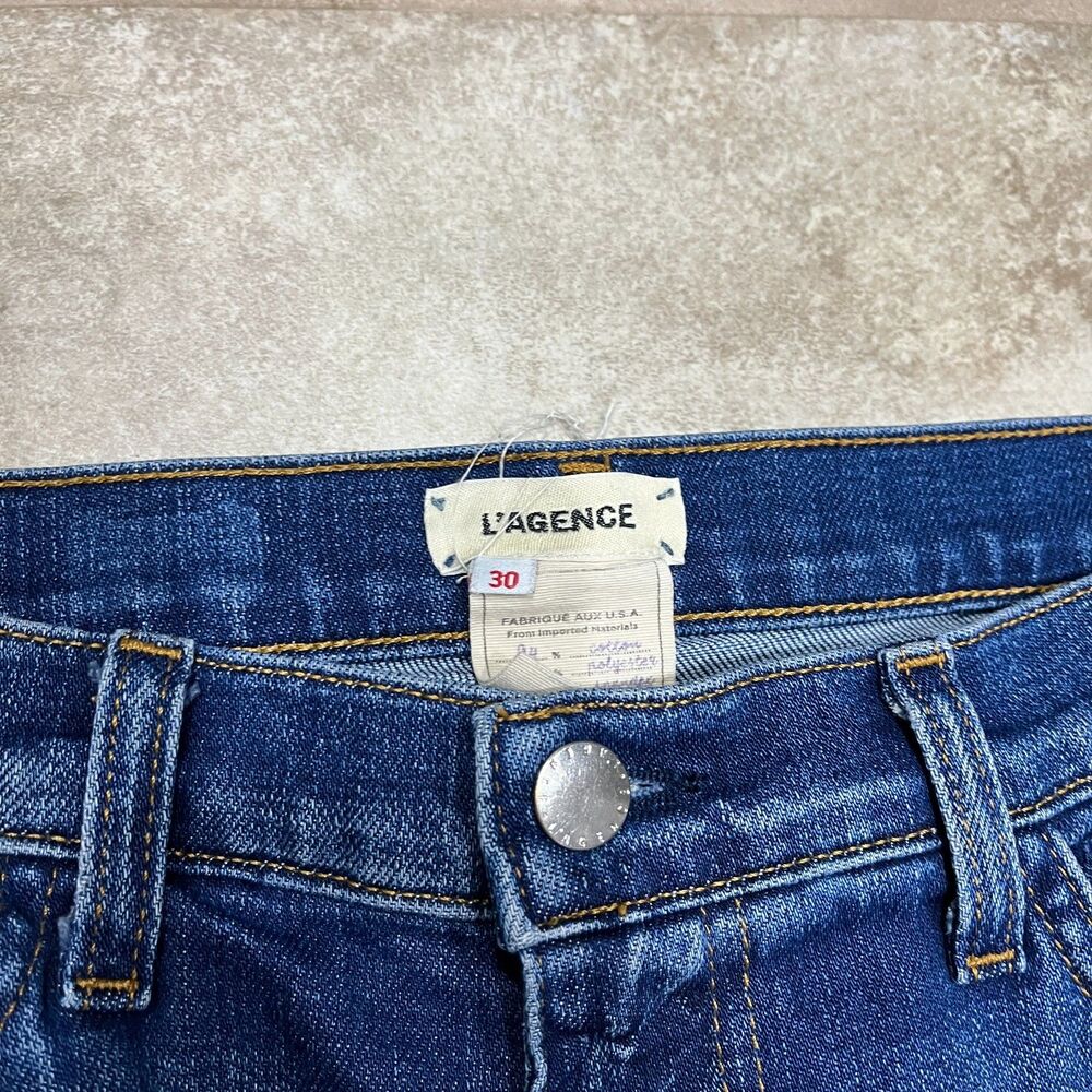 L’AGENCE Nicoline High Rise Slim Diamond Jeans – Size 30 - Picture 12 of 12
